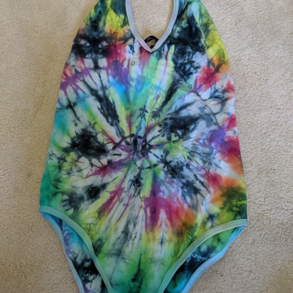 Tie dye bodysuit